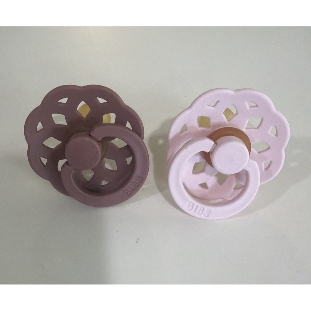 BIBS Boheme Pacifiers 2 Pack -pink